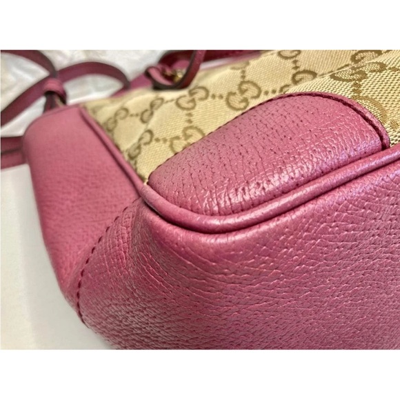 Gucci Pink and Beige Tote Bag - Picture 9 of 16